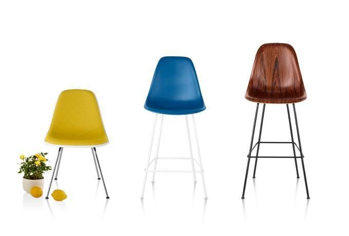 Eames Shell Chairs New Heights